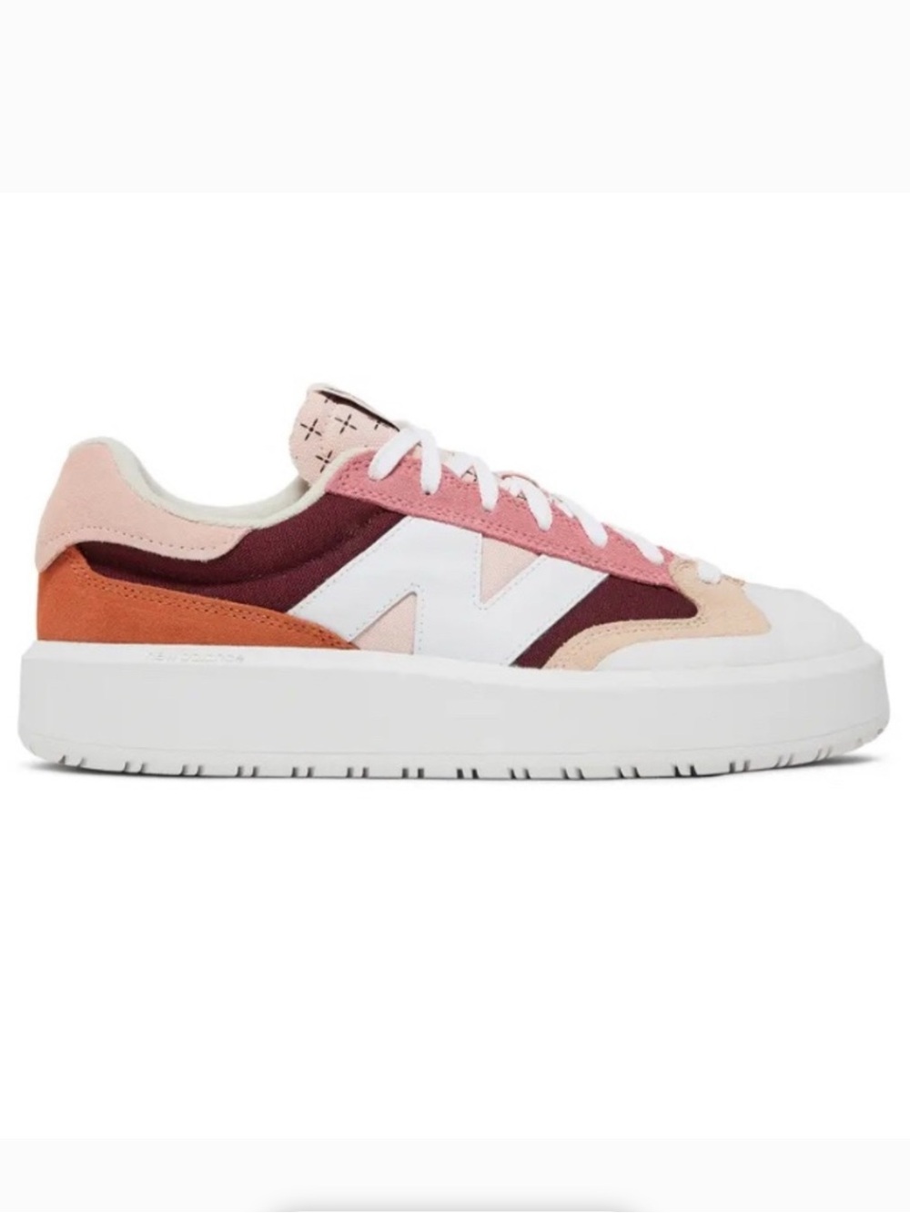 New Balance | Men’s Pink/Plum ‘Haze’ Suede/Canvas CT 303 Platform Sneakers 8.5